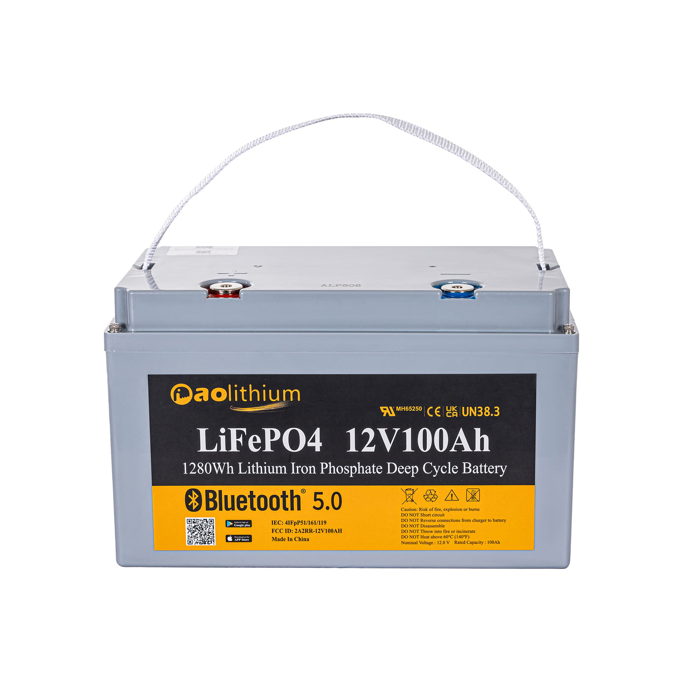 12V100Ah Lithium LiFePO4 Battery